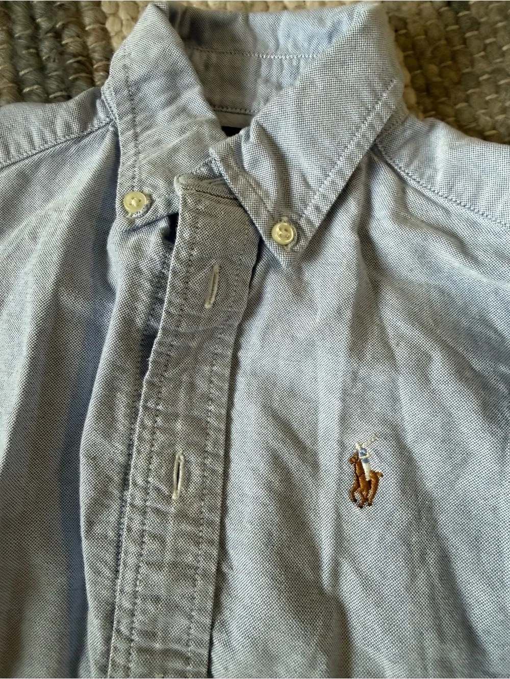 Ralph Lauren Light Blue Button-Down Oxford Shirt